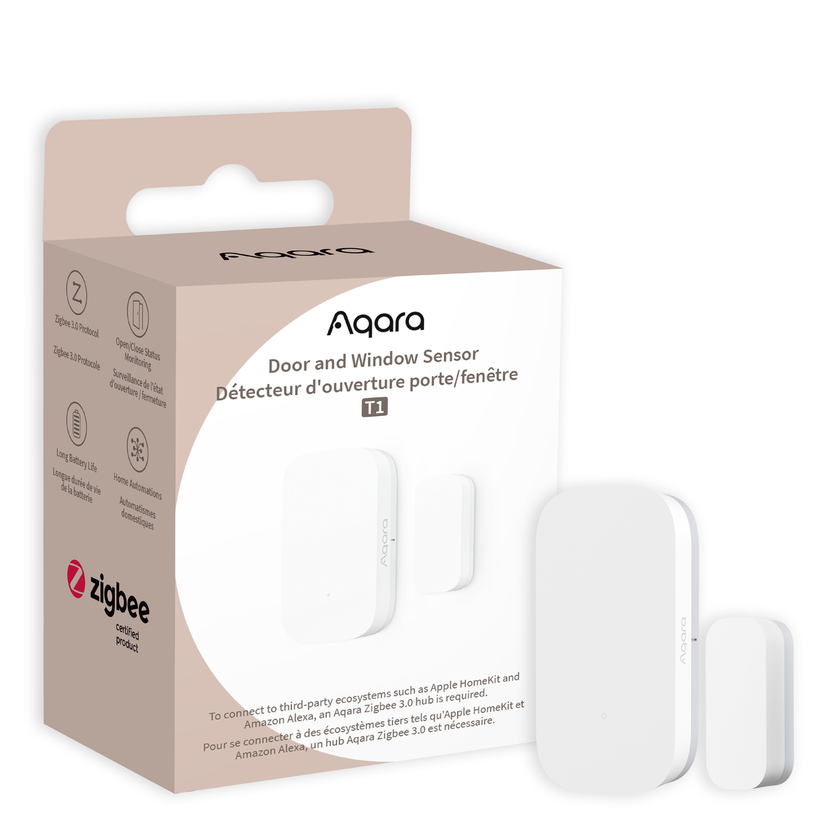 Capteur d'ouverture porte et fenêtre Aqara T1 (Zigbee 3.0)